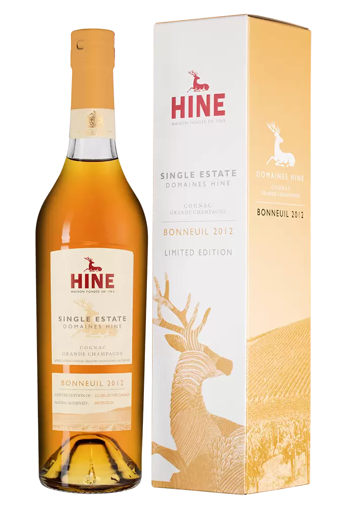 Коньяк Domaines Hine Bonneuil Grande Champagne 2012 г. 0.7 л Gift Box