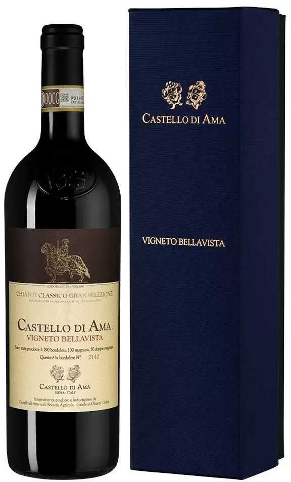 Вино Chianti Classico Gran Selezione Vigneto Bellavista 2018 г. 0.75 л Gift Box
