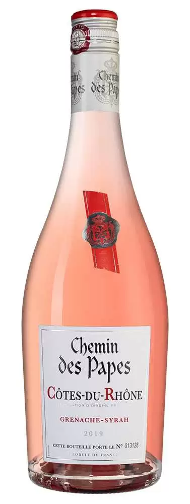 Вино Chemin des Papes Cotes du Rhone Rose 2021 г. 0.75 л