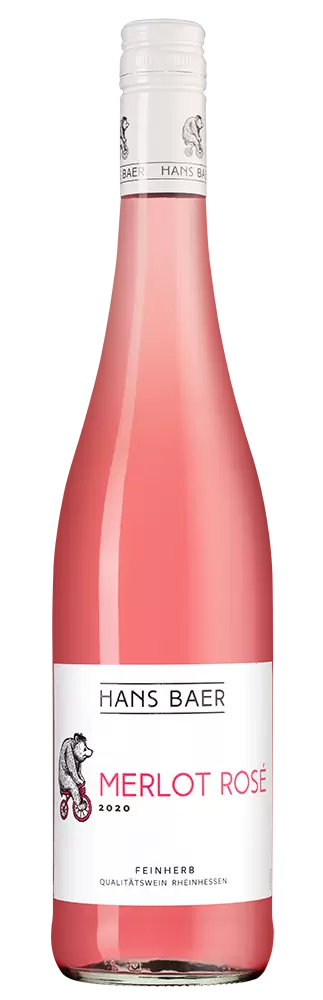 Вино Hans Baer Merlot Rose 2020 г. 0.75 л