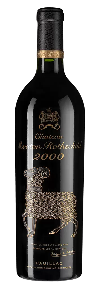Вино Chateau Mouton Rothschild 2000 г. 0.75 л