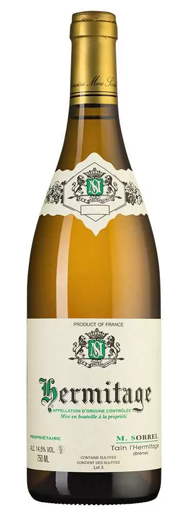 Вино Hermitage Blanc Domaine Marc Sorrel 2019 г. 0.75 л