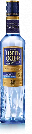 Водка Пять Озер Премиум 0.5 л