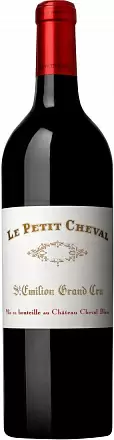 Вино Le Petit Cheval Chateau Cheval Blanc 2019 г. 0.75 л