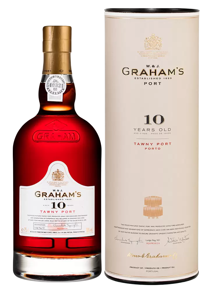 Портвейн Graham's 10 Year Old Tawny Port 0.75 л Gift Box