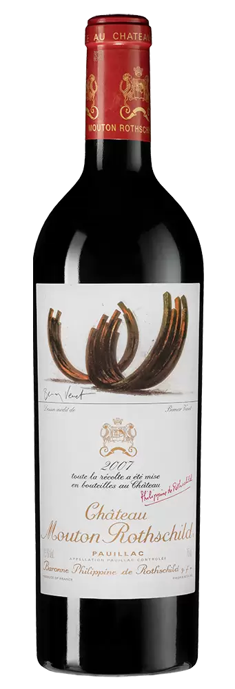 Вино Chateau Mouton Rothschild 2007 г. 0.75 л