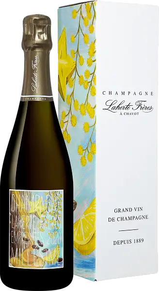 Шампанское Les Empreintes Millesime Champagne AOС Laherte Freres 2020 г. 0.75 л в подарочной упаковке