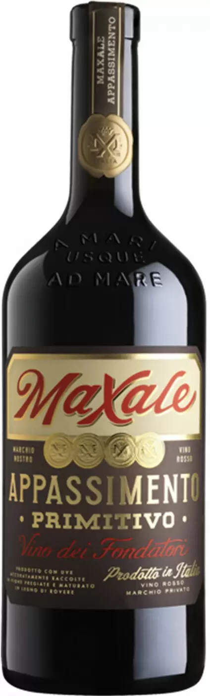 Вино Maxale Appassimento Primitivo Puglia 0.75 л