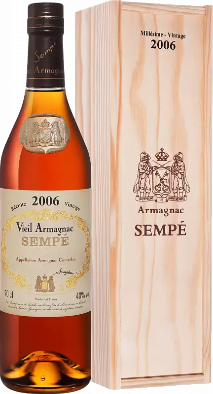 Арманьяк Sempe Vieil Vintage 2006 г. 0.7 л Gift Box