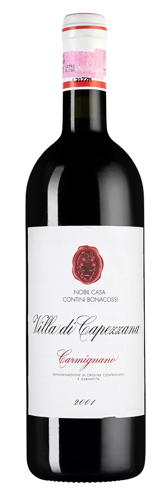 Вино Villa di Capezzana Carmignano 2001 г. 0.75 л