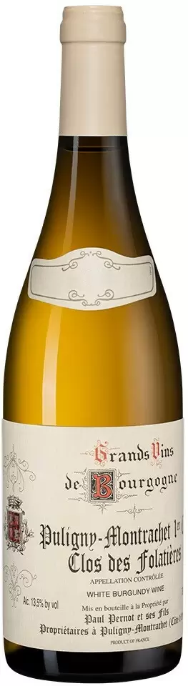 Вино Puligny-Montrachet Premier Cru Clos des Folatieres 2020 г. 0.75 л