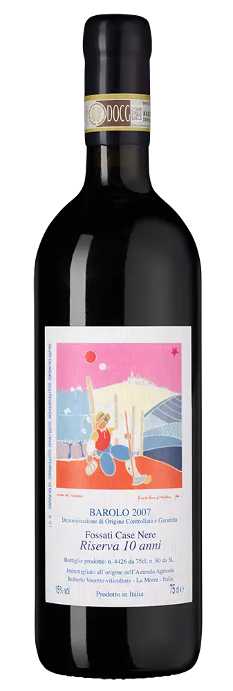 Вино Barolo Fossati Case Nere Riserva 10 anni Roberto Voerzio 2007 г. 0.75 л