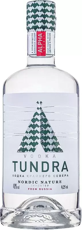 Водка Tundra Nordic Nature 0.25 л