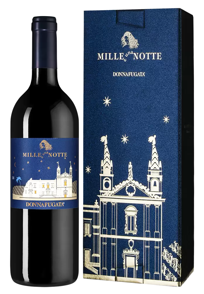 Вино Mille e Una Notte 0.75 л в подарочной упаковке