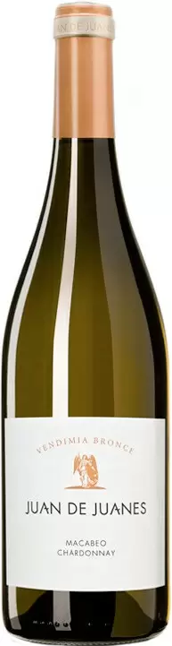 Вино Juan de Juanes Vendimia Bronce Macabeo Chardonnay 0.75 л