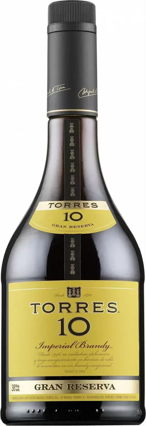 Бренди Torres 10 Gran Reserva 0.5 л