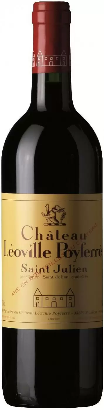 Вино Chateau Leoville Poyferre 1990 г. 0.75 л