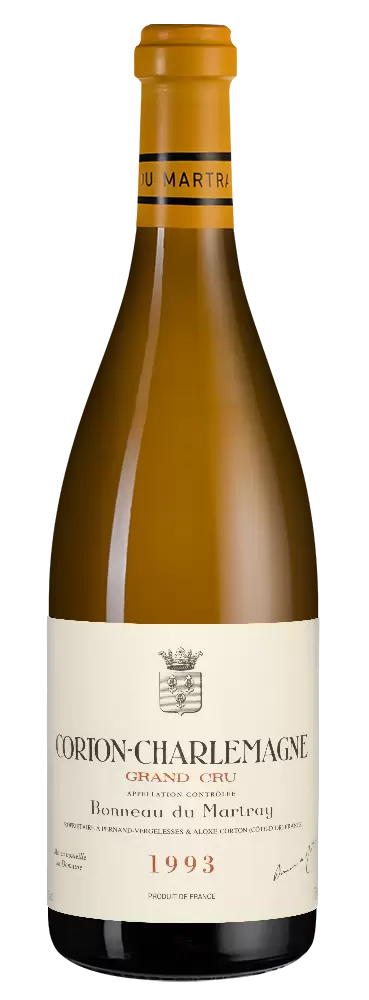 Вино Corton-Charlemagne Grand Cru Bonneau du Martray 1993 г. 0.75 л
