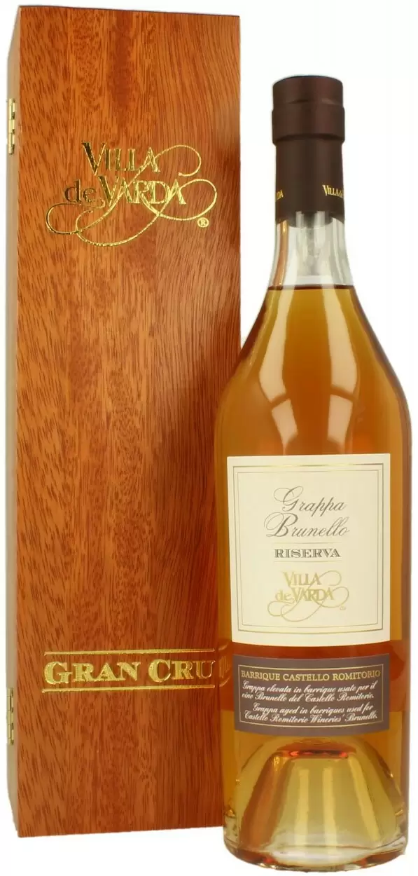 Граппа Villa De Varda Grappa Brunello Riserva 0.7 л Gift Box