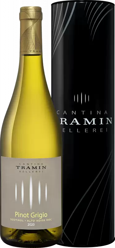 Вино Cantina Tramin Pinot Grigio 2020 г. 0.75 л Gift Box