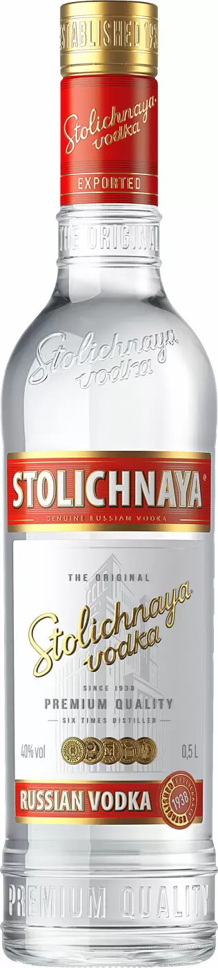 Водка Столичная 0.5 л