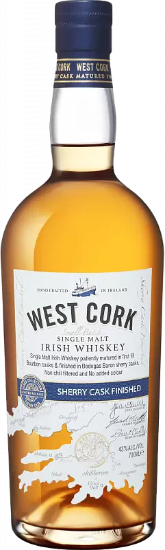 Виски West Cork Small Batch Sherry Cask Finished Single Malt Irish 0.7 л