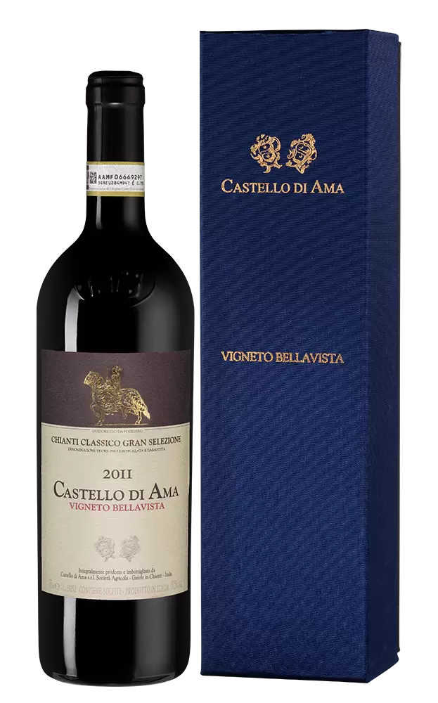 Вино Chianti Classico Gran Selezione Vigneto Bellavista 2011 г. 0.75 л Gift Box