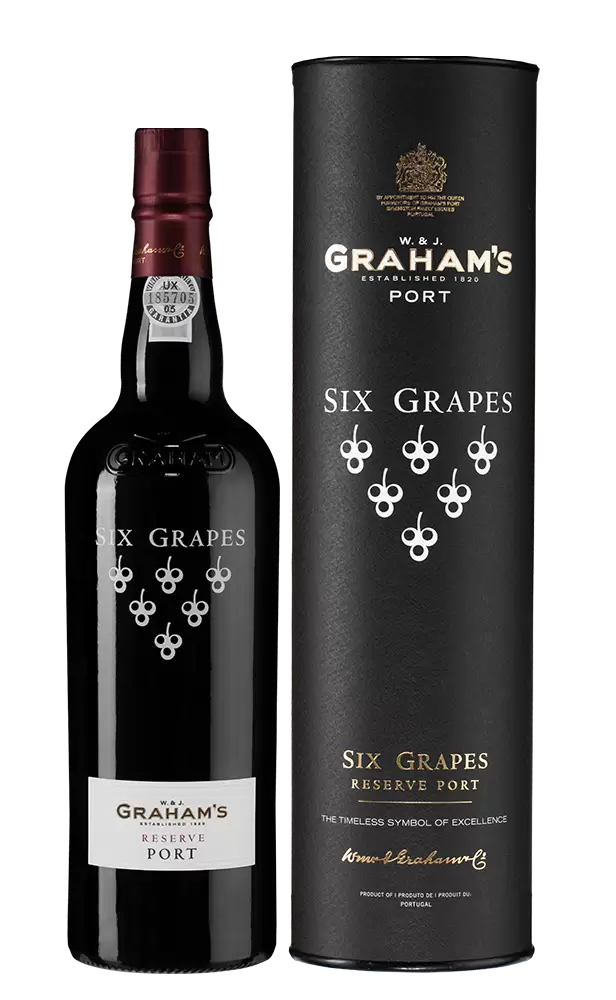 Портвейн Graham's Six Grapes Reserve Port 0.75 л Gift Box