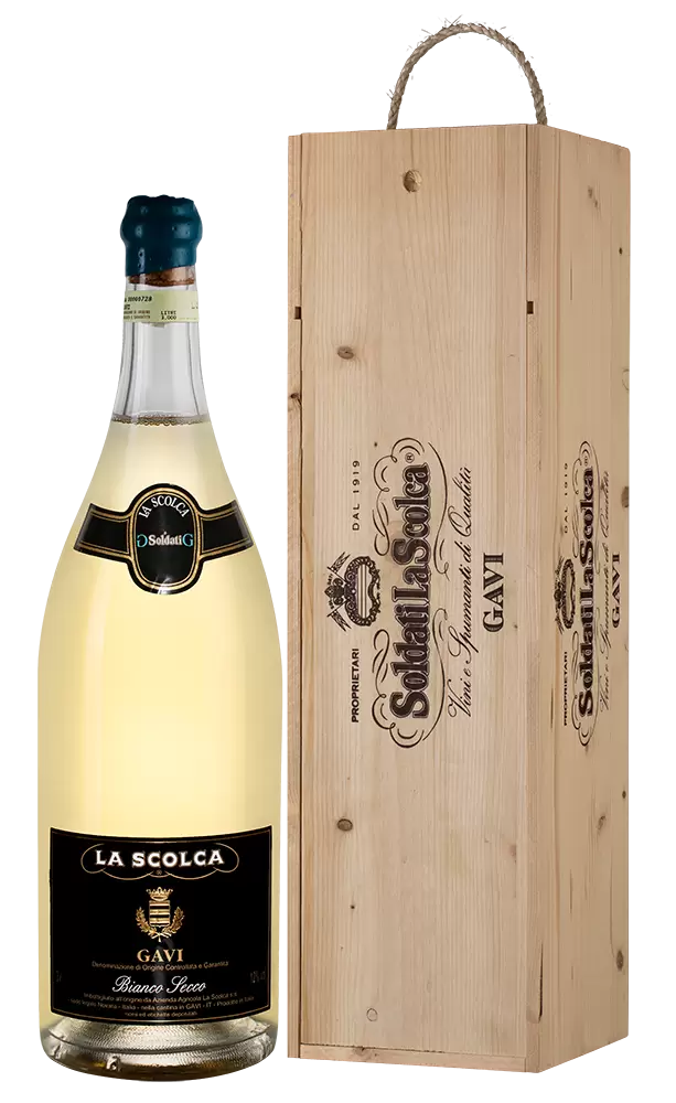 Вино Gavi dei Gavi Etichetta Nera La Scolca 2020 г. 3 л Gift Box