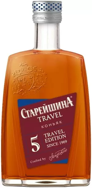 Коньяк Старейшина Трэвел 5 Лет 0.1 л