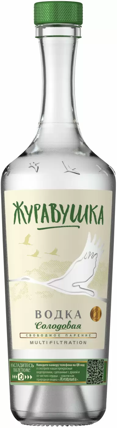 Водка Журавушка Солодовая 0.5 л