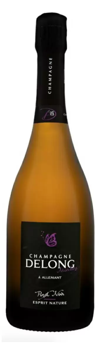 Шампанское Delong Marlene Esprit Nature Pinot Noir Champagne AOC 0.75 л