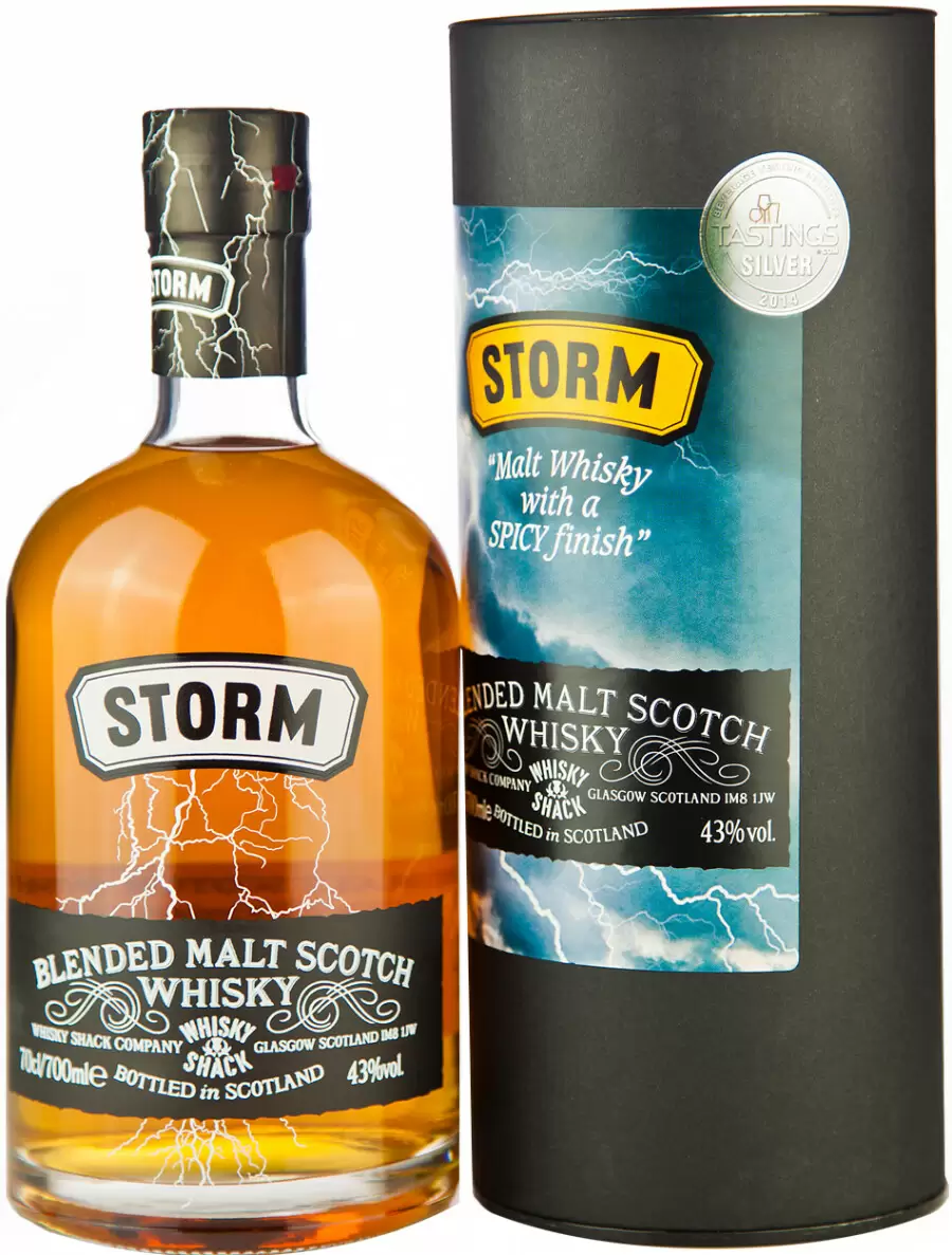 Виски Lombard Storm Blended Malt 0.7 л Gift Box