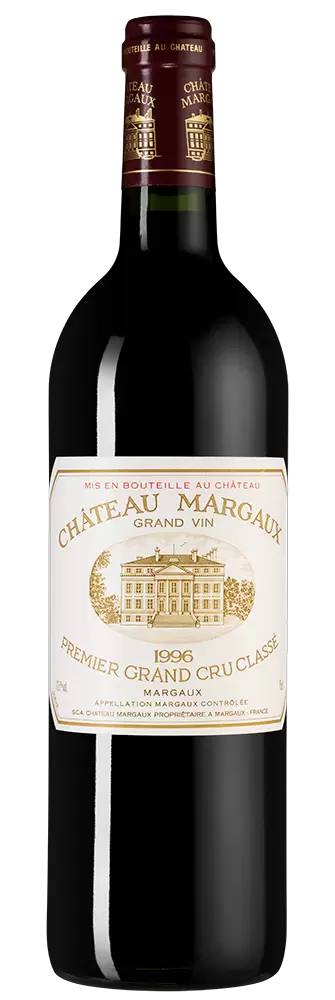 Вино Chateau Margaux AOC Premier Grand Cru Classe 1996 г. 0.75 л