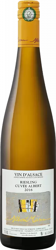 Вино Riesling Cuvee Albert Biodynamic 2017 г. 0.75 л