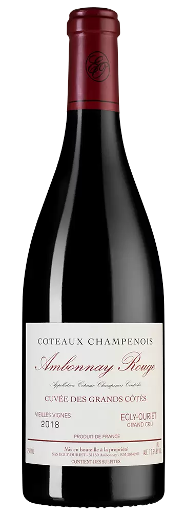 Вино Ambonnay Rouge Cuvee des Grands Cotes Vieilles Vignes 2018 г. 0.75 л