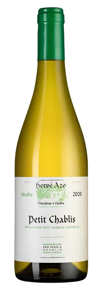 Вино Domaine Herve Azo Petit Chablis 2021 г. 0.75 л