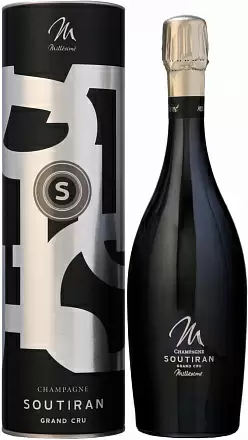 Шампанское Soutiran Cuvee Millesimee Grand Cru Brut 0.75 л 2023 г. Gift Box