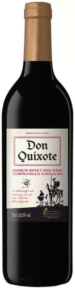 Вино Don Quixote Red Medium Sweet Vino de Mesa 0.75 л