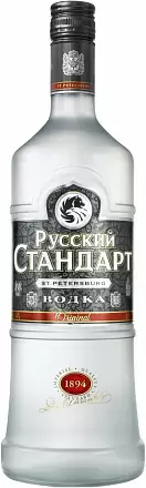 Водка Русский Стандарт Оригинальная 1 л