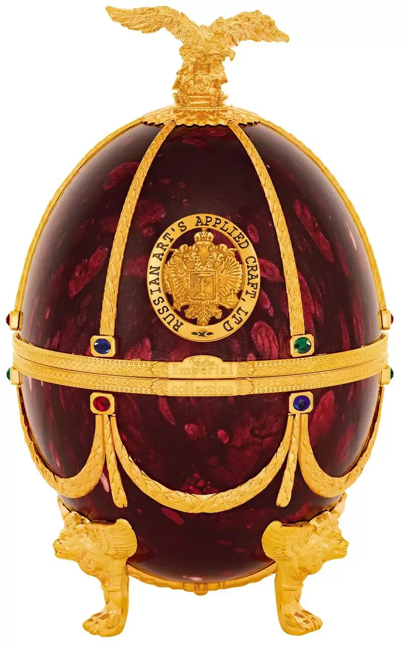 Водка Императорская Коллекция Фаберже Рубин в бархатном коробе 0.7 л Gift Box