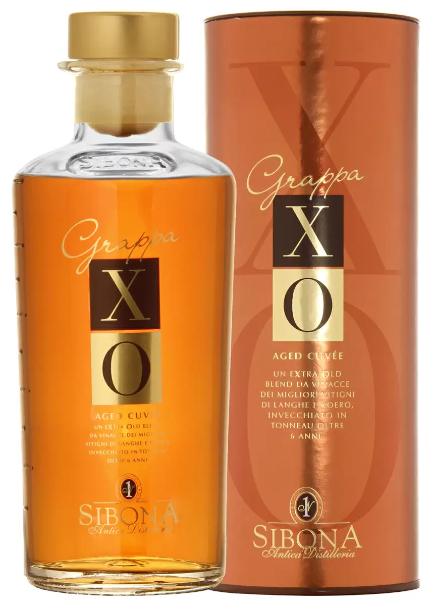 Граппа Sibona XO 0.5 л Gift Box