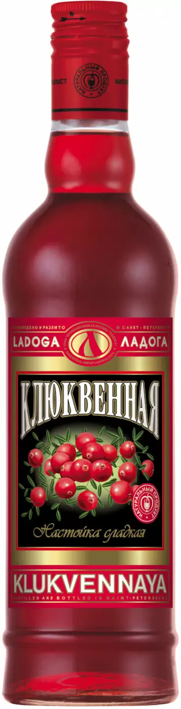 Ликер Ладога Клюквенная Настойка Сладкая 0.5 л