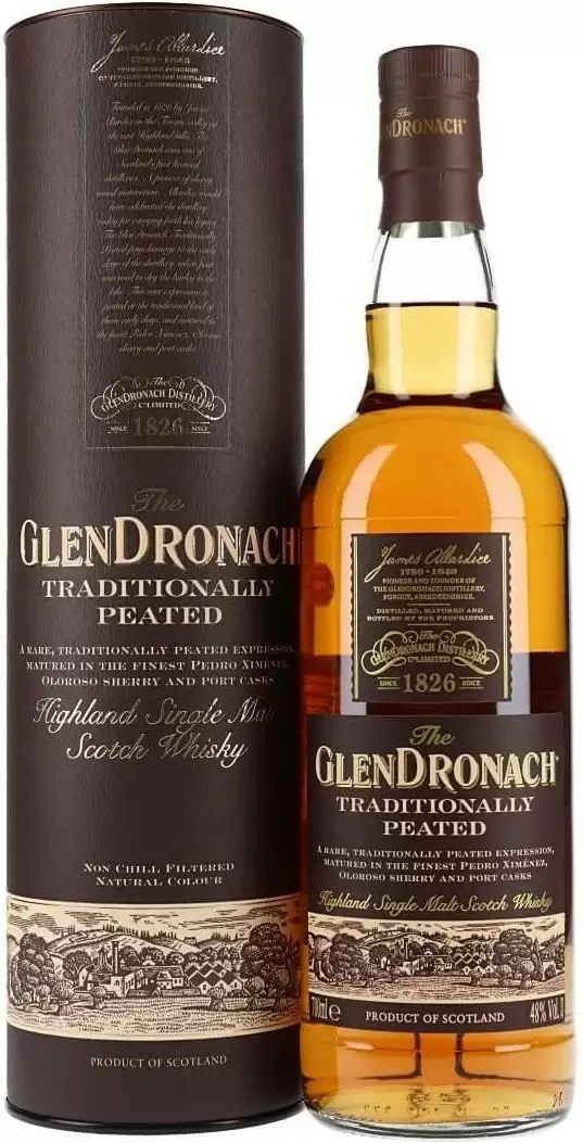 Виски Glendronach Traditionally Peated 0.7 л Gift Box