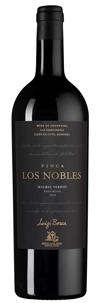 Вино Malbec Verdot Finca Los Nobles 2018 г. 0.75 л