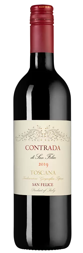 Вино Contrada di San Felice Rosso 2019 г. 0.75 л