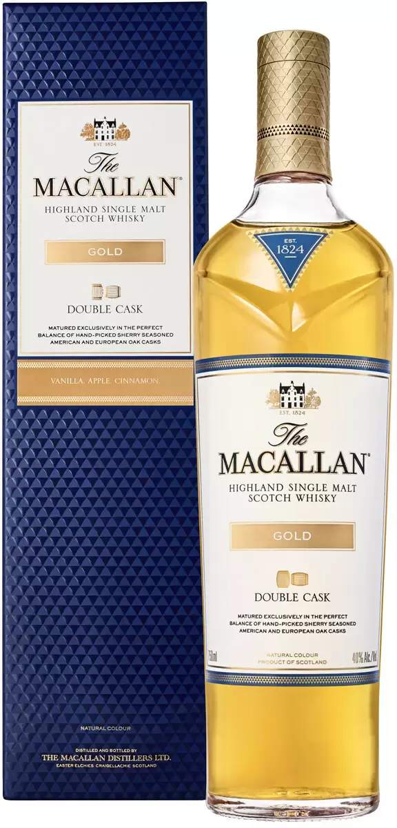 Виски Macallan Double Cask Gold 0.7 л в подарочной упаковке