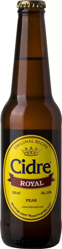 Сидр Cidre Royal with Pear Demi-Sweet Glass 0.33 л