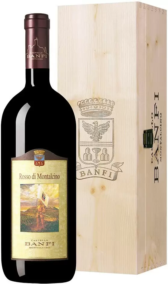 Вино Castello Banfi Rosso di Montalcino 2020 г. 1.5 л Gift Box
