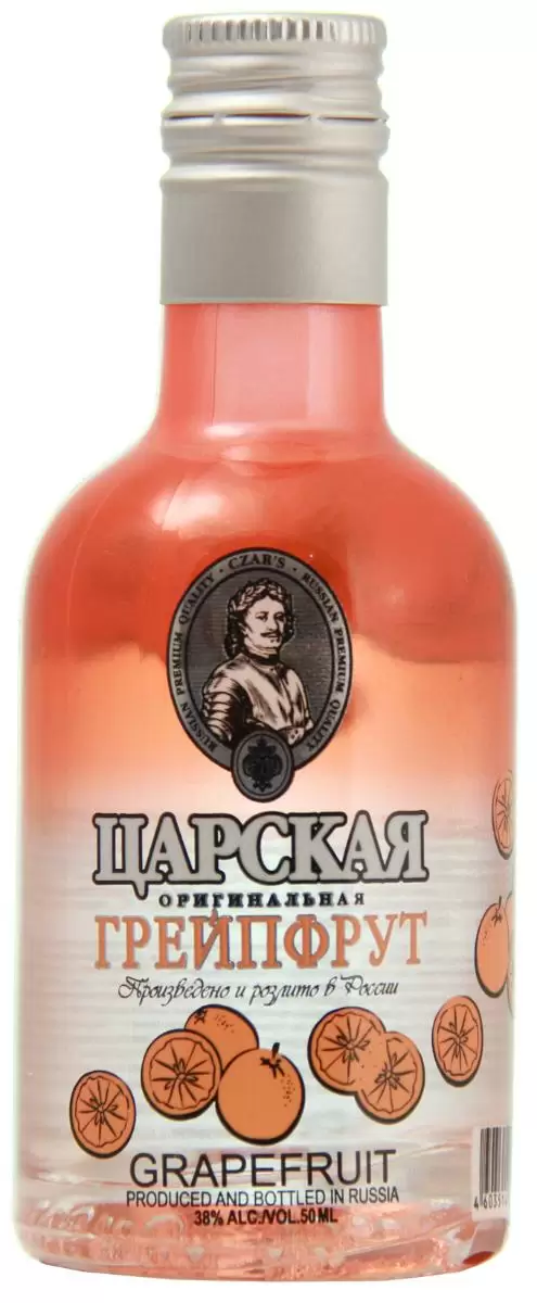 Водка Царская Оригинальная Грейпфрут 0.05 л